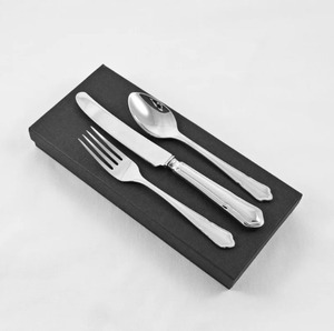 Elegant Metal Flatware <b>Set</b> With High Mirror Polish <b>Spoon</b> <b>Fork</b> <b>Knife</b> Cutlery - Product Image 1