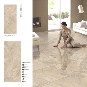 Carreaux de sol en porcelaine polis blanc fumé 600x1200mm, brillant, 24x48, 2x4, 60x120 cm, céramique de Foshan, carrelage mural de Guangzhou, 2x4 pieds - Product Image 5