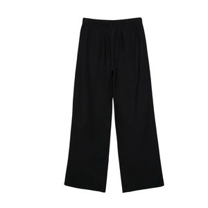 Custom Women Flare Wide Leg Sweatpants Full Length Winter Joggers Straight <b>Trousers</b> OEM ODM Wholesale - Product Image 3