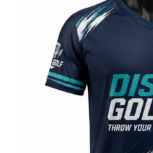 Camisetas Profesionales de Disc Golf OEM ODM de Alta Calidad, Sublimadas, Antibacterianas, 100% Poliéster, Jersey de Equipo Personalizado con Nombre del Equipo - Product Image 4