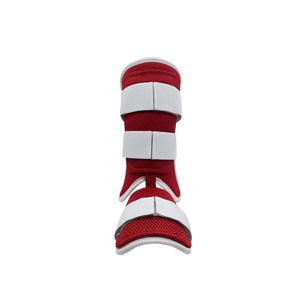 Espinilleras Profesionales Personalizadas para Béisbol y Sóftbol para Hombre - Espinilleras Ligeras y Transpirables de Poliéster y Algodón con Cierre de Gancho y Bucle - Product Image 1