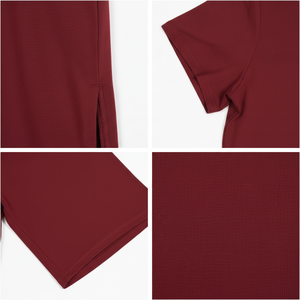 Vente en gros et sur mesure de t-shirts et shorts en tricot rayé élastique de haute qualité pour femmes en été - Product Image 6