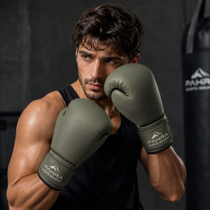 Gants de boxe personnalisés en cuir PU légers, unisexes, avec fermeture auto-agrippante, pour l'entraînement et le sparring, logo OEM - Product Image 4