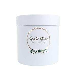 Boîtes cylindriques en carton biodégradable personnalisées pour fleurs, emballage en tube de papier scellé pour tiges de fleurs, tube écologique sans plastique - Product Image 3