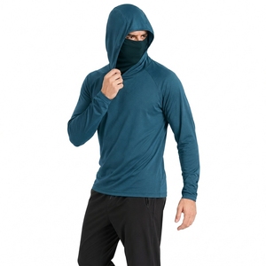 Chemise de pêche à séchage rapide avec capuche, protection solaire intégrale, manches longues, légère, pour activités de plein air - Product Image 4