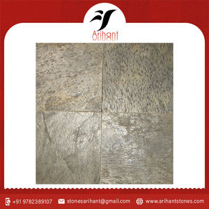 Dalles et plaques en ardoise argentée pour cuisine, salle de bain et salon, en gros - Product Image 6