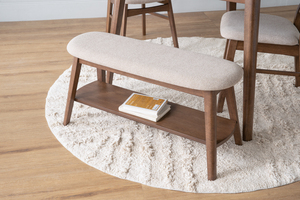 Banco de Cocina Tapizado Moderno y Compacto de 90 cm, Disponible en Stock, para Comedor y Cocina - Product Image 4