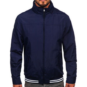 Fashion Sale Streetwear Canvas Bomber <b>Jacket</b> Waterproof Winter Stand Collar Zipper Sport <b>Running</b> Custom OEM Logo <b>Men</b> <b>Jackets</b> - Product Image 4