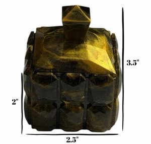 Boîte à bijoux en résine florale artisanale de qualité supérieure, organiseur décoratif pour bibelots, petit conteneur cadeau personnalisé en résine - Product Image 6