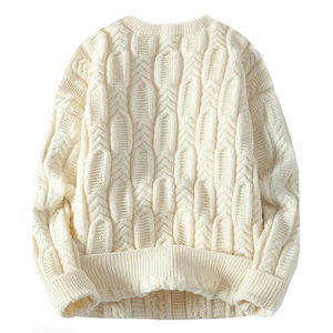 Men's Premium Winter Casual Pullover Sweater 100% Cotton Anti-Wrinkle Breathable - Product Image 2