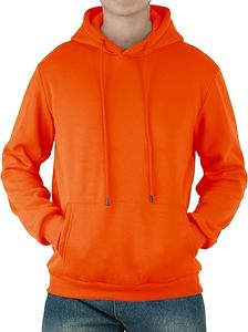 Sudadera con capucha de algodón y forro polar personalizada al por mayor para hombre, corte muscular, estilo pullover, de peso pesado y extragrande - Product Image 2