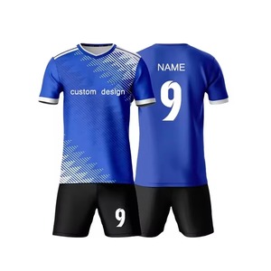 Tenues de volley-ball de qualité supérieure, ensemble uniforme de volley-ball à col en V, manches courtes, en polyester, avec design par sublimation - Product Image 2