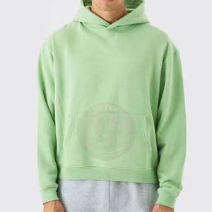 Sudadera con Capucha Extra Grande para Hombre, de Algodón Suave Cepillado, con Diseño de Manga Larga para Comodidad Diaria - Product Image 1