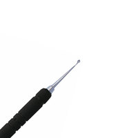 Pousse-cuticules réutilisable en acier inoxydable à double tête Pure Finish avec poignée texturée pour un meilleur contrôle et un confort optimal