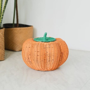 Panier citrouille en rotin fait main, écologique, pour décoration d'Halloween, prix abordable, vente en gros, par KingCraftViet - Product Image 6