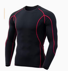 <b>Men</b>’s Quick Dry <b>Compression</b> Rash Guard <b>Shirt</b> Stretch Fit Long Sleeve Sports Top <b>for</b> MMA Training Gym Workout - Product Image 3