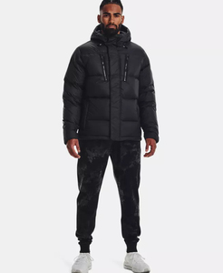 OEM Customized Design Long Winter <b>Puffer</b> <b>Jacket</b> for Men XL Size Hooded Stand Collar with Pocket Zipper Light Fabric <b>Cheap</b> - Product Image 5