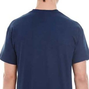 Camisetas de Algodón Color Azul Marino para Hombre, Lisas, Talla Grande, Cuello Redondo, Manga Corta, para Verano, Diseño de Logotipo Personalizado, Camisetas de Estilo Urbano - Product Image 5