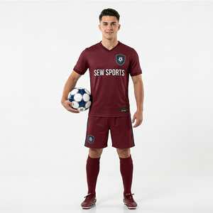 Athletic Fit Classic Style Soccer Jersey Breathable Short Sleeve Training & Match Play Team Soccer Jersey for Adults - Product Image 5