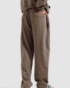 Pantalon de survêtement délavé à l'acide, coupe ample, 380 g/m², uni, personnalisé, jambe large, pour homme, poids lourd, surdimensionné, sur mesure - Product Image 2