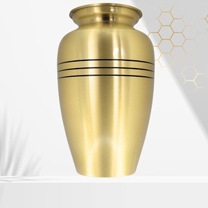 Urna Conmemorativa de Alta Calidad, Grabada a Mano, Estilo Americano, para Cenizas de Adultos, Esmalte Blanco, Capacidad de 200 Pulgadas Cúbicas, LU - Product Image 2