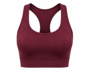 Soutien-gorge de sport dos nageur pour femme, col en U, léger, sans coutures, respirant, maintien élevé, écoresponsable, Spandex/Polyester, Fitness - Product Image 4