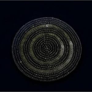 Handmade Black Beaded <b>Coaster</b> Round Decorative <b>Table</b> Mat Elegant Coffee Cup Holder Home Decor Gift Stylish Dining Accessory - Product Image 5