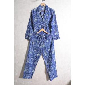 Cotton Printed PJ Set Women's Comfortable Night Suit Soft Sleepwear Loungewear Matching Set - Product Image 1