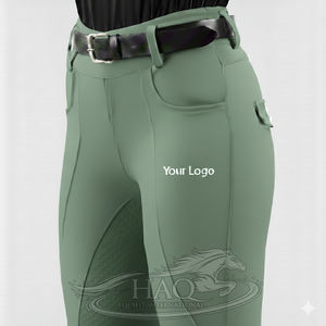 กางเกงขี่ม้าซิลิโคนกันลื่นแบบพรีเมียมเพื่อความสบายในการขี่ขั้นสูง ยืดหยุ่นได้ดี กระชับเอวอย่างปลอดภัย - Product Image 1