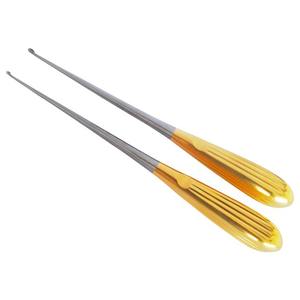 Cureta Dérmica Quirúrgica BILLEAU de Acero Inoxidable con Mango Sólido, Reutilizable, con Asa para la Oreja, Talla SM 160 MM, de la Mejor Calidad, Venta al por Mayor OEM - Product Image 1