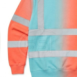 Vêtements de travail confortables pour une utilisation en extérieur et en entrepôt, vêtements de sécurité haute visibilité, sweat-shirt orange, bleu, gris, réfléchissant, vêtements de sport - Product Image 3