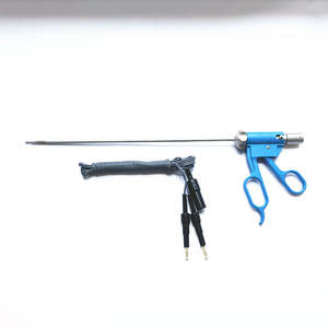 Juego de Instrumentos Quirúrgicos MEDZORA de Acero Inoxidable, Pinzas de Coagulación Bipolares Manuales Reutilizables para Cirugía Abdominal Laparoscópica - Product Image 1