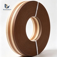 Bande de bordure autocollante en PVC imitation bois, finition mate, 1x22mm, largeur personnalisable de 0,4 à 3mm, pour le bord des portes de classeurs de bureau