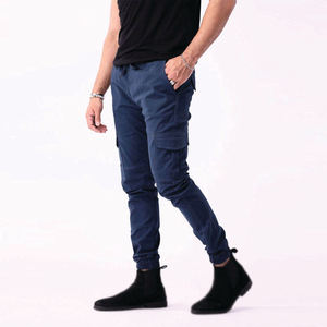 New Cargo Pants Men's Loose Straight Oversize Clothing Solid Grey Versatile <b>Work</b> Wear Black <b>Joggers</b> Cotton Casual Male Trousers - Product Image 5