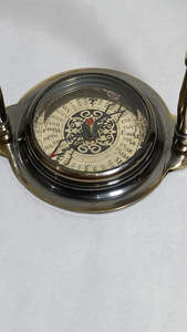 Antique Brass Nautical Desk <b>Clock</b> Vintage Maritime Ships Style <b>Table</b> <b>Clock</b> - Product Image 5