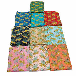 Tela de Algodón Estampada con Patrón de Leopardo para Prendas, Vestidos, Kurtis, Textiles para el Hogar y Manualidades - Product Image 1