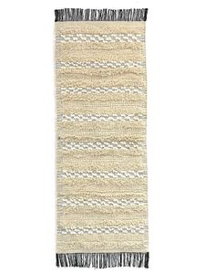Geometric Pattern Cotton Area Rug Rectangle Bohemian Style Flat <b>Weave</b> Washable Living Room Floor Mat - Product Image 4