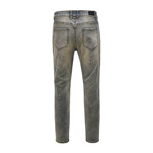 MEESAM LEATHER HOSIERY Jeans de Mezclilla para Hombre y Mujer, 100% Algodón, Secado Rápido, Cintura Alta, Corte Regular Vintage, Lavado Recto - Product Image 2
