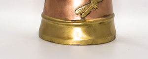Bouilloire à thé en cuivre pur, design bicolore, avec poignée isolée, aspect haut de gamme, design en relief, articles de vaisselle - Product Image 6