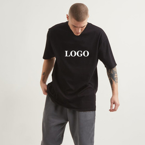 T-shirt Homme Personnalisé Coupe Boxy Oversize Court Col Rond 240 Grammes Coton Lourd Uni Streetwear - Product Image 2