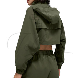 High Quality Autumn Winter Plus Size Women's Cropped <b>Jackets</b> Streetwear Sportswear Breathable <b>Short</b> - Product Image 2