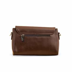 Sac à bandoulière formel marron pour femme P36251 - Product Image 1