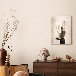 [GEUMZIN] Elbonita <b>PVC</b> Wallpaper Solid Series Fire Retardant Wallcovering ISO Certified Interior Decoration <b>Roll</b> - Product Image 5