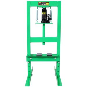 Adjustable 6 Ton Hydraulic Press Benchtop H-Frame Hydraulic Shop Press with <b>Working</b> <b>Table</b> for Garage Floor Use - Product Image 1