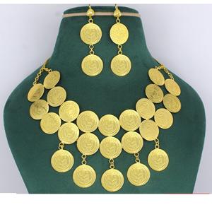 High Quality Luxury 24K 18K Gold Color African Dubai Gold Plated Jewelry <b>Sets</b> Luxury Dubai Jewelry <b>Sets</b> <b>Jewellery</b> <b>for</b> Women - Product Image 5