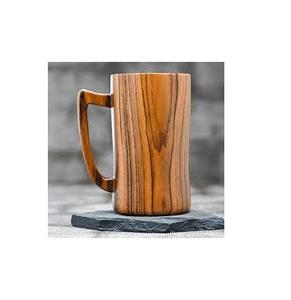 Mug en bois à prix abordable, fait main, design optimal, tasse en bois naturel de qualité supérieure, nouveau look, logo personnalisé - Product Image 4