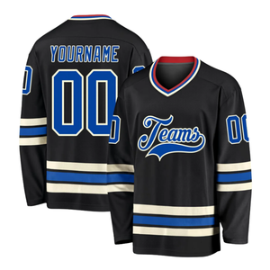 Precio al por Mayor, Jersey de Hockey sobre Hielo Unisex 100% Poliéster, Estilo Personalizado, Impresión Personalizada con Nombre y Número del Jugador - Product Image 2