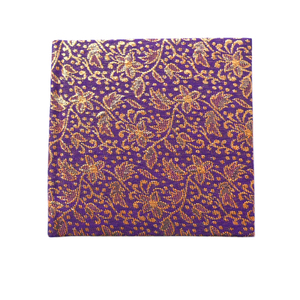Cuaderno de tapa dura premium color crema con textura textil en la cubierta, ideal para uso en escuelas de negocios. - Product Image 1