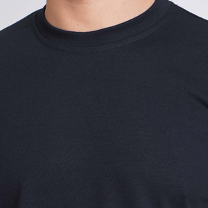 T-shirt imprimé pour homme, coupe slim, séchage rapide, respirant, polyester/coton, logo personnalisé, style streetwear hip-hop. - Product Image 5