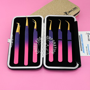 แหนบต่อขนตาแบบแยกขนตาได้90องศาปริมาณ45ปลายทำจากเหล็กญี่ปุ่น - Product Image 6